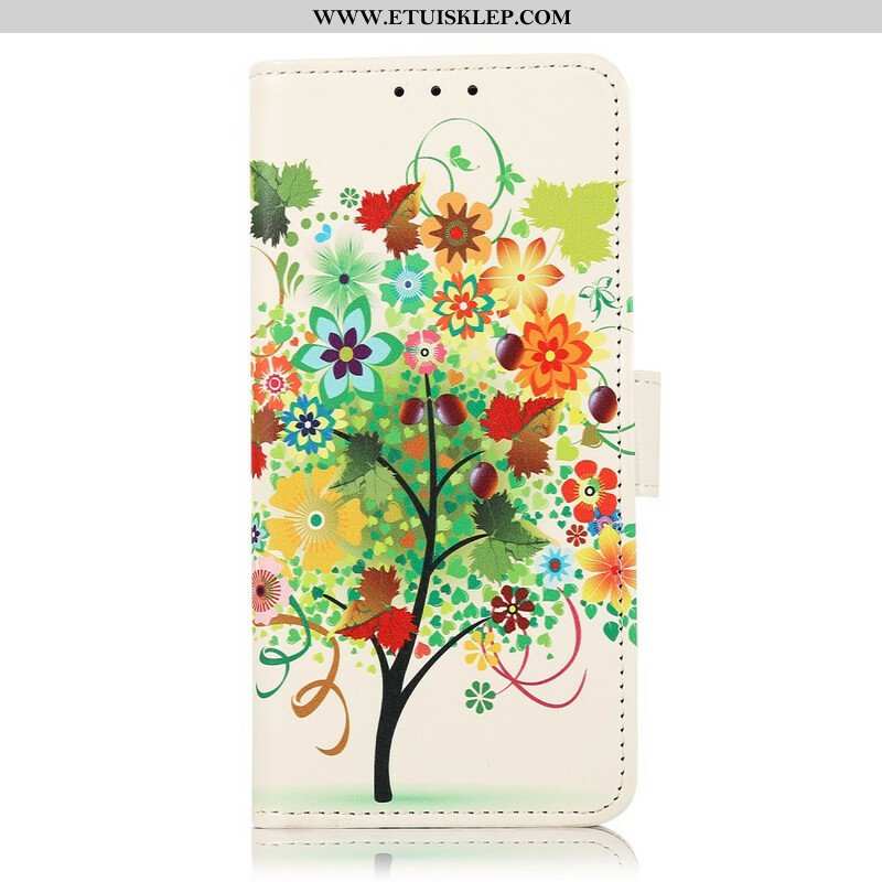 Etui Folio do Google Pixel 6 Pro Kwitnące Drzewo